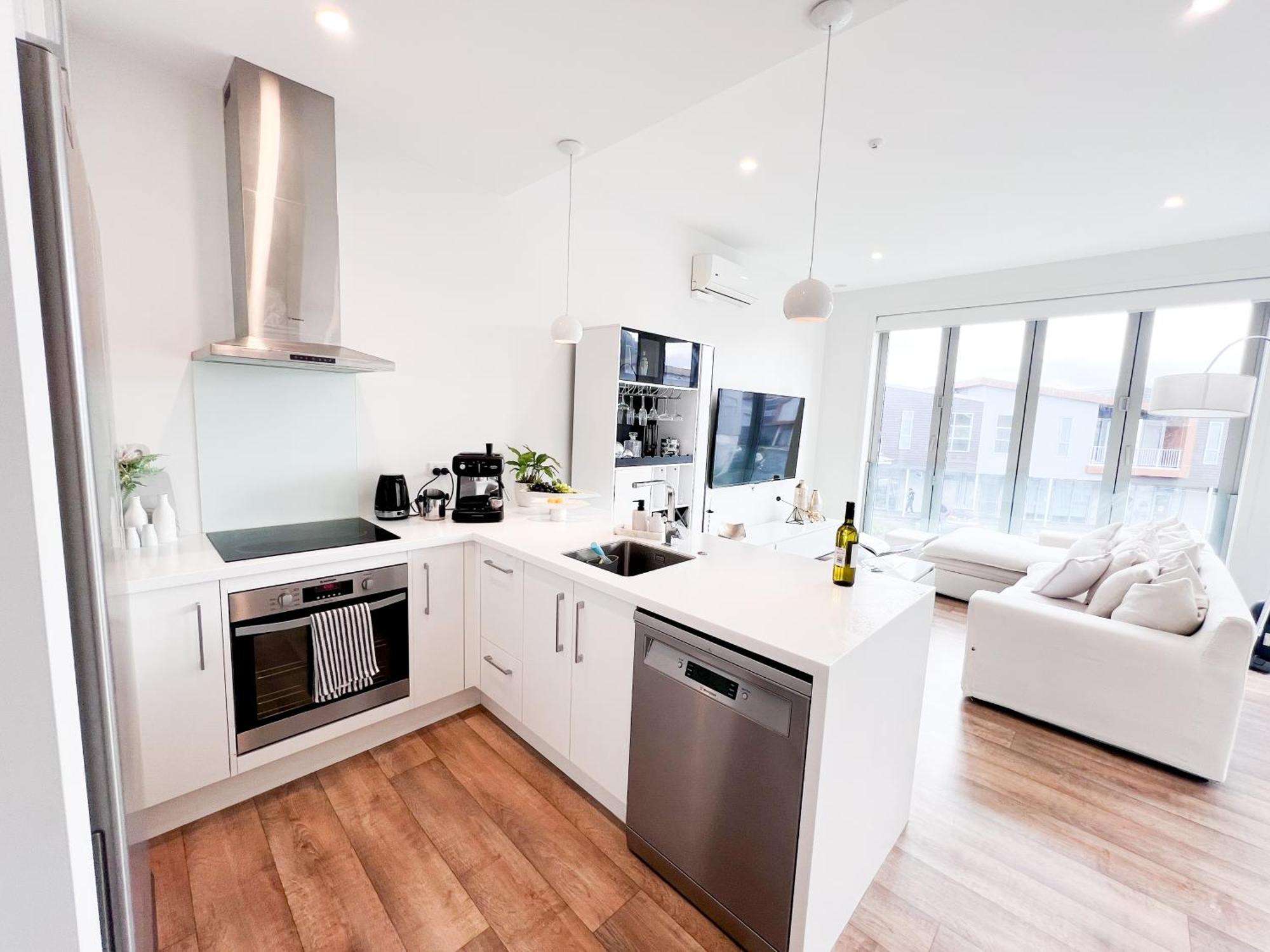 Luxury 2 Bedroom Apartment With Cocktail Bar And Espresso Machine Auckland Exterior foto